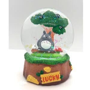 New Studio Ghibli Totoro, White Totoro Spirit Light-Up Crystal Ball, Open Box